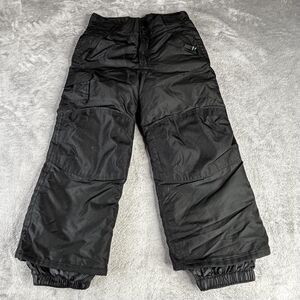Champion Snow Pants Youth XS 4-5 Black Insulated Winter Outdoor Ski Waterproof